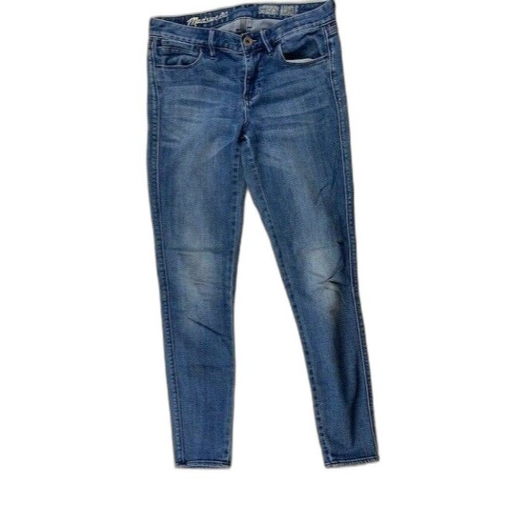 Madwell Size 25 Skinny Ankle Jeans Womens Medium Wash Low Rise Stretch